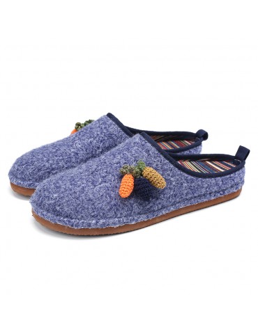 SOCOFY Cute Fruits Decoration Solid Color Household Cotton Slip On Indoor Flat Home Shoes Slippers