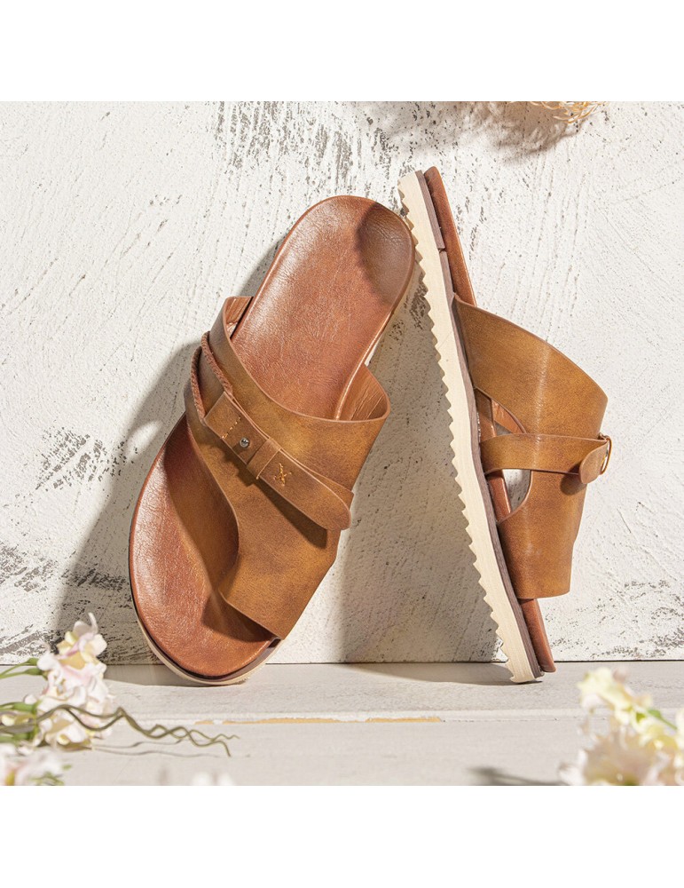 Slippers - Women Vintage Rivet Woven Laces Solid Clip Toe Flat Casual Slippers