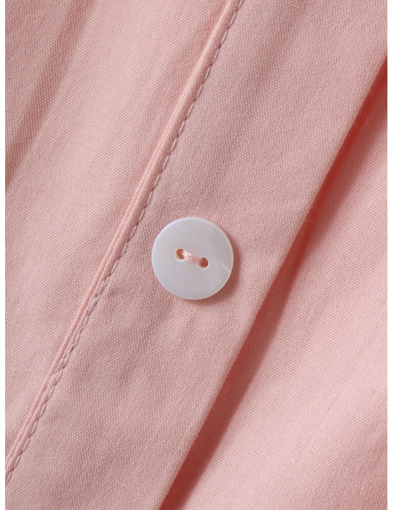 Blouses & Shirts - Solid Color O-neck Ruffle Sleeve Plain Casual Blouse For Women