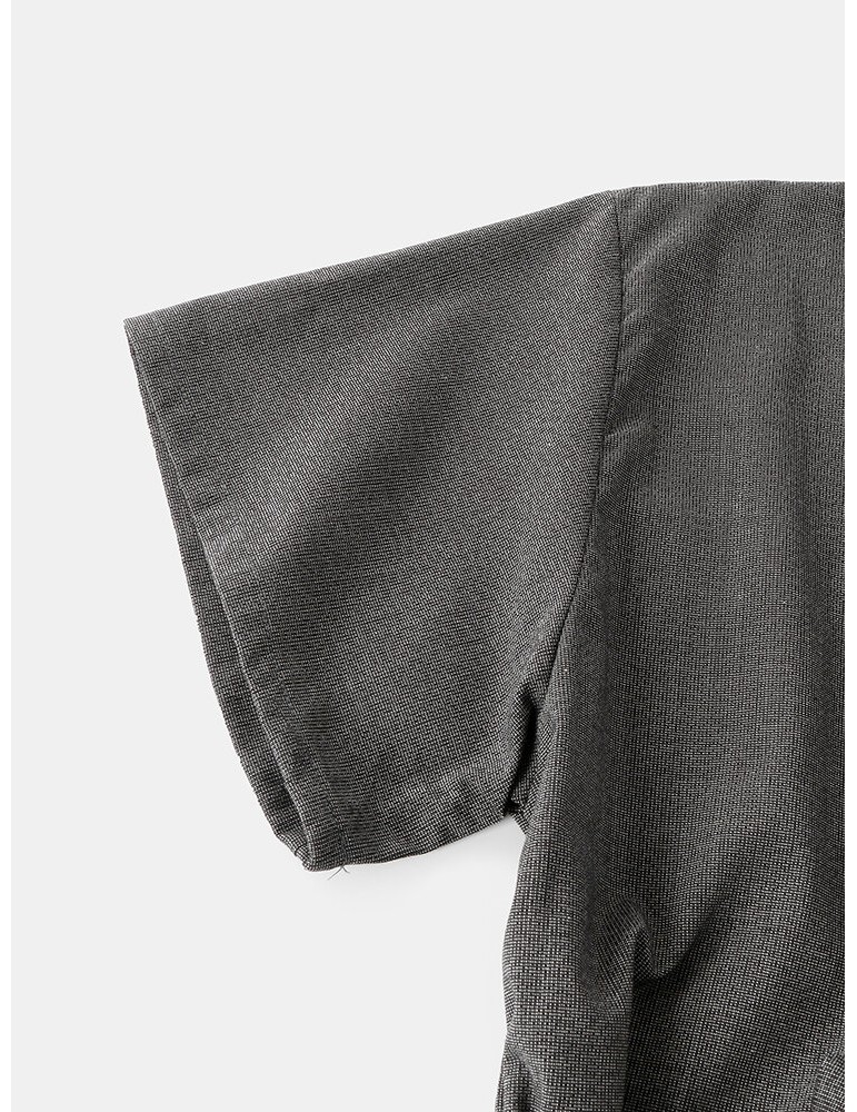 Pajamas - Mens Vintage Pattern V-Neck Tie Side Kimono Cotton Loose Short Loungewear Sets